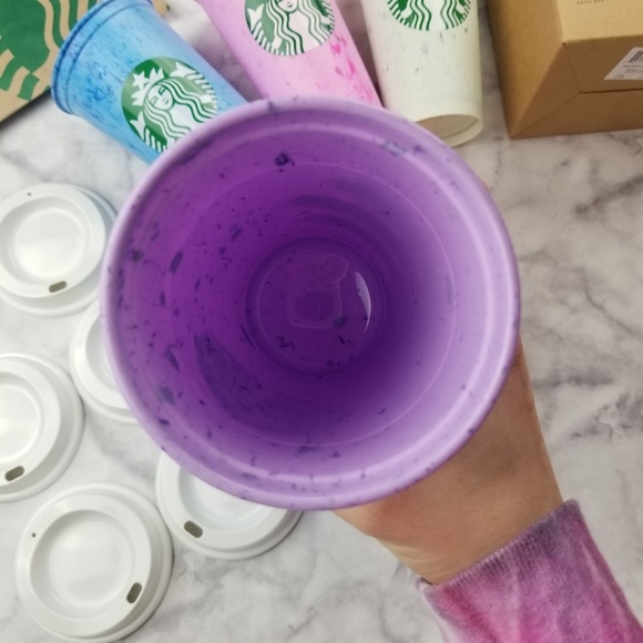 Starbucks Summer 2019 6 Pack Reusable Hot Cups - Picture 4 of 8